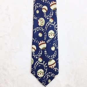Men’s Navy Blue & Burgundy J. Crew Necktie